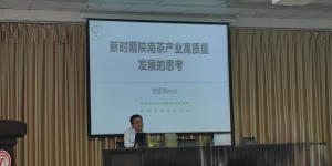 安康学院成功举办新时期陕南茶产业高质量发展学术报告