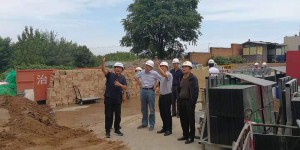 西安财经大学校长方明调研长安校区研究生公寓楼施工现场
