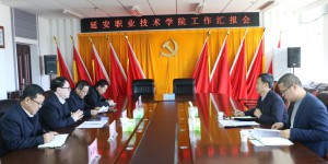 陕西省教育厅发展规划处副处长田保卫一行到延安职院检查指导工作