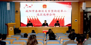 咸阳市秦都区吴家堡街道办第二选区选举大会在陕财职院举行