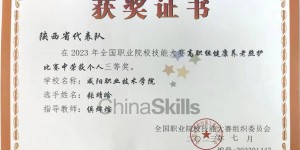 咸阳职院在全国职业院校技能大赛“健康养老照护”赛项中喜获佳绩