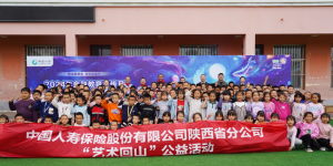 中国人寿寿险陕西省 分公司开展“艺术回山”公益活动