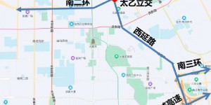 主道快慢分离+并联拉链通行 西安公安交警优化南二环太乙立交交通组织