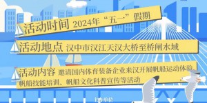 心随帆动 相约汉中——“五一”假期帆船展示活动火爆全城！