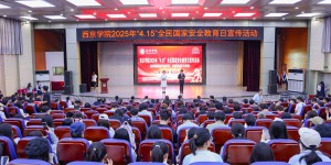 西京学院开展全民国家安全教育日宣传活动