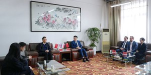 新加坡南洋管理学院、英国坎特博雷大学代表团来咸阳师范学院交流访问