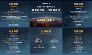吉利i-HEV智擎混动技术正式发布 重新定义新一代油电混动
