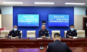 武功公安假期坚守岗位守护群众平安