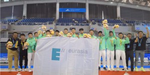 西安欧亚学院男子篮球队夺得陕西省十七运会男篮大学生组甲组冠军